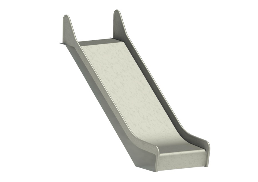 Hangrutschbahn Edelstahl, ABH 175 cm,Breite 100 cm