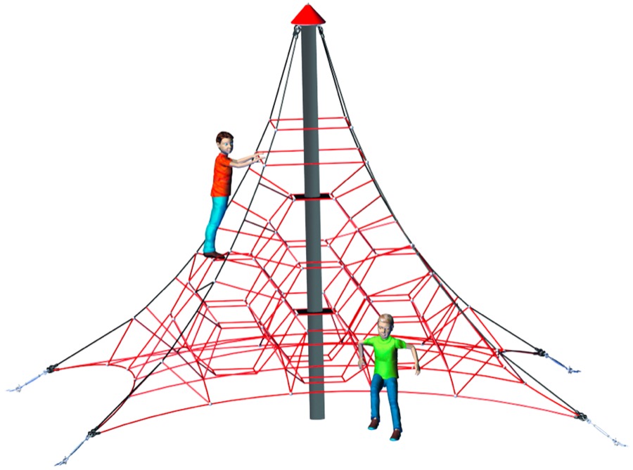 Seilpyramide Spider 4