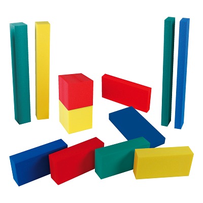 Sport-Thieme Schaumstoffbausteine-Set „Riesen-Bauklötze“