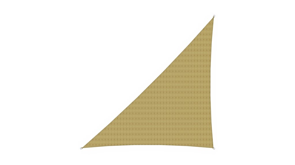 HDPE-Sonnensegel rechtwinklig, 3x3x4.2 m