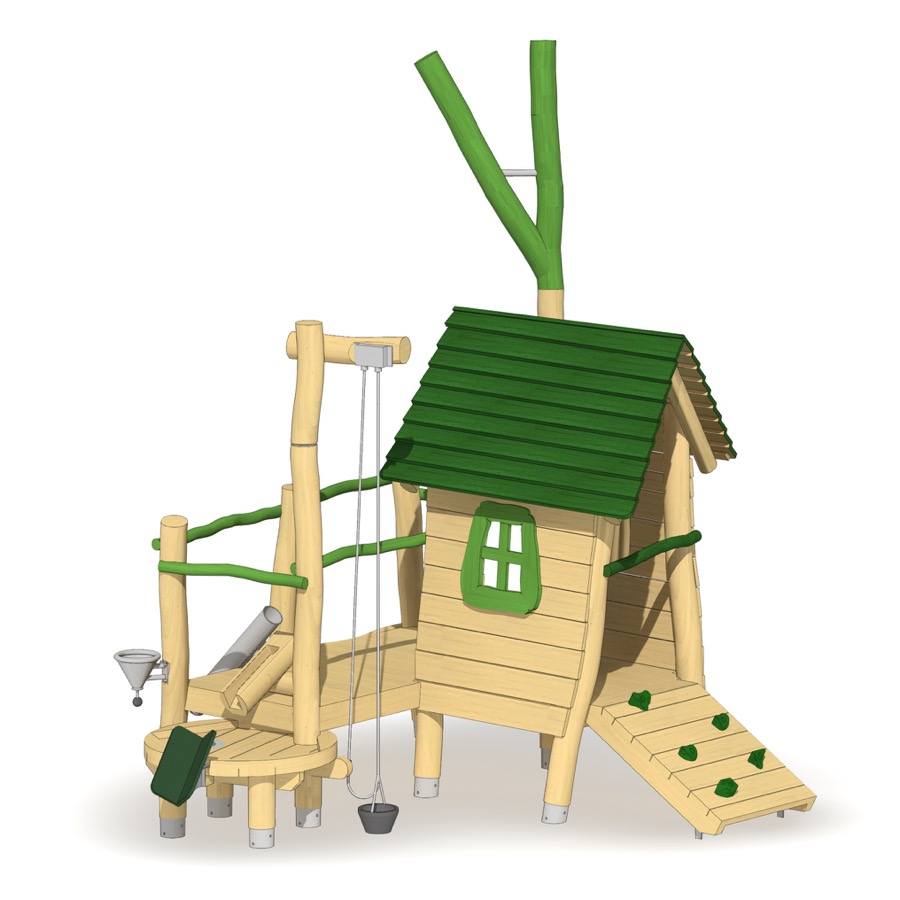 Minispielanlage Waldhaus