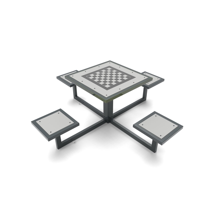 Picknicktisch quadratisch – Schach