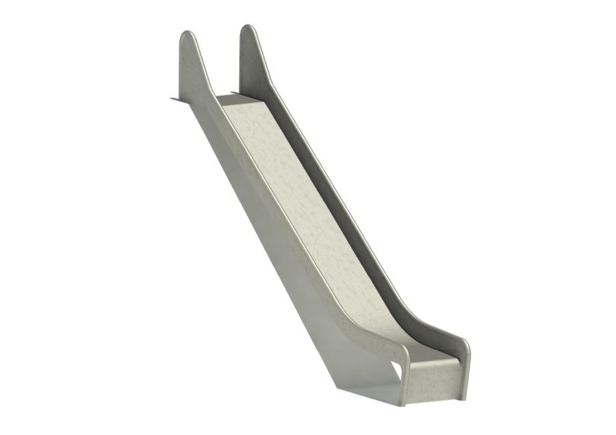 Hangrutschbahn Edelstahl, ABH 175 cm, Breite 50 cm
