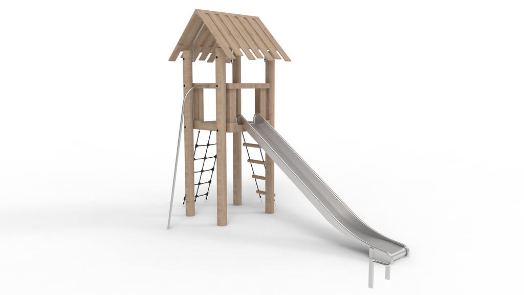 Turm mit Rutsche