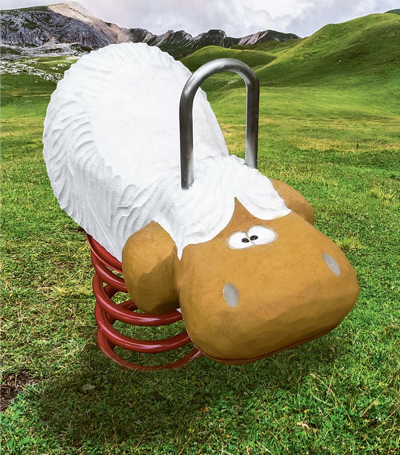 Federwippe Schaf