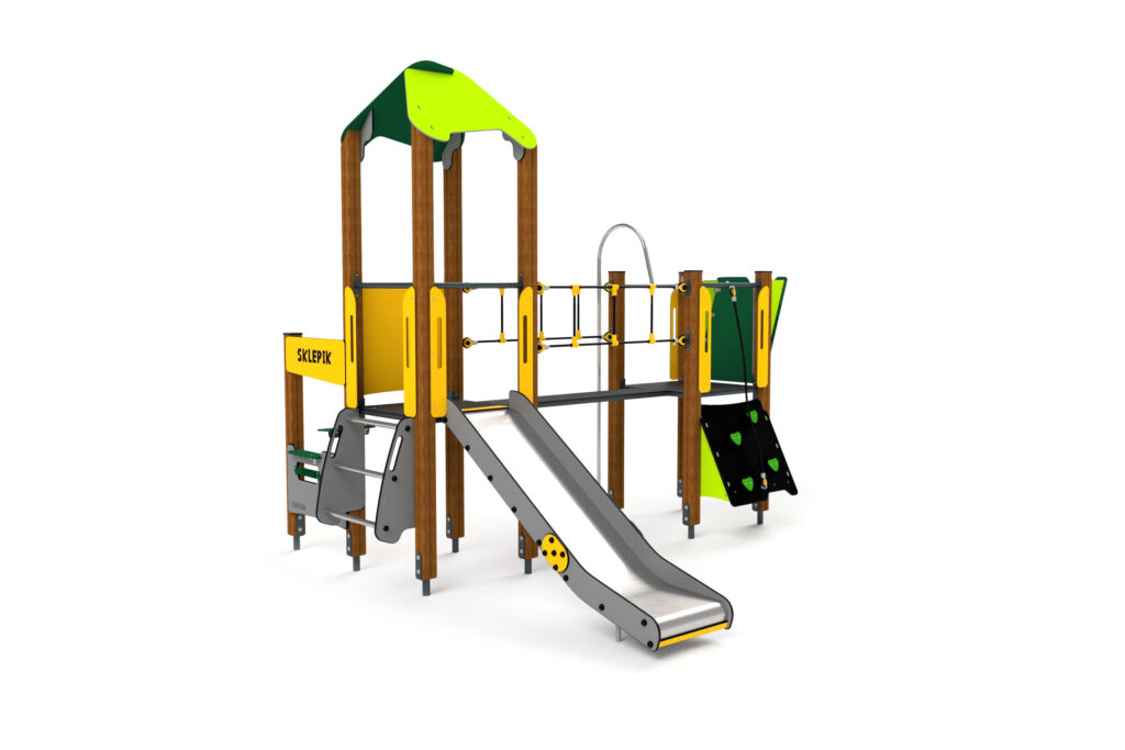 10013 Kleiner Kletterturm mit Brücke