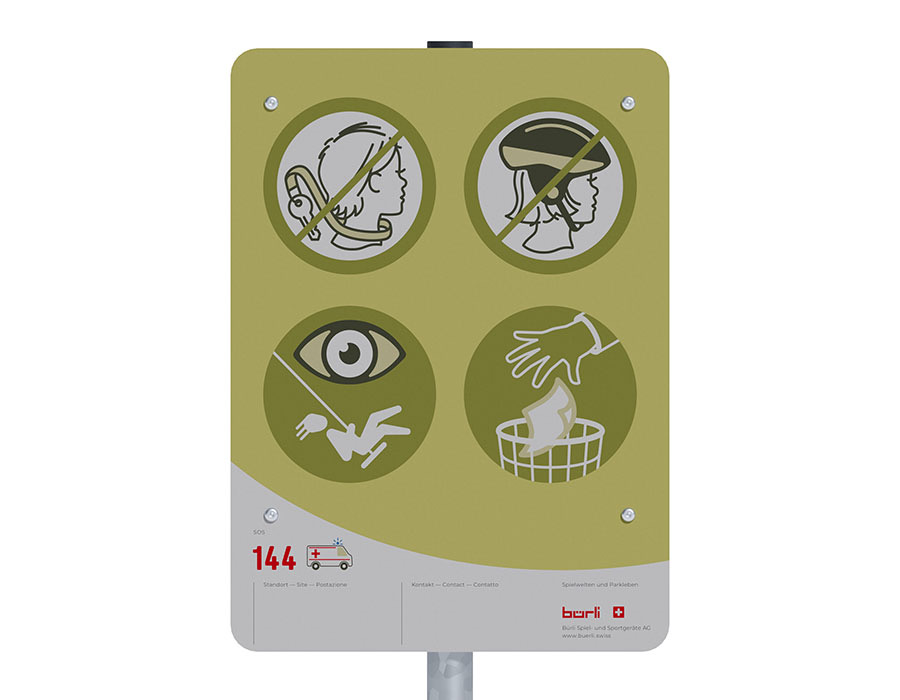 Spielplatztafel Standard