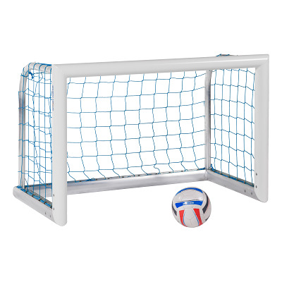 Sport-Thieme Mini-Fussballtor „Professional Kompakt“, Weiss-Pulverbeschichtet
