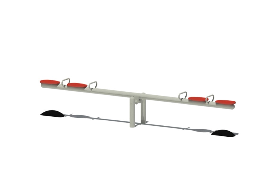 Metallwippe Ginny 2310-4, 4-sitzig