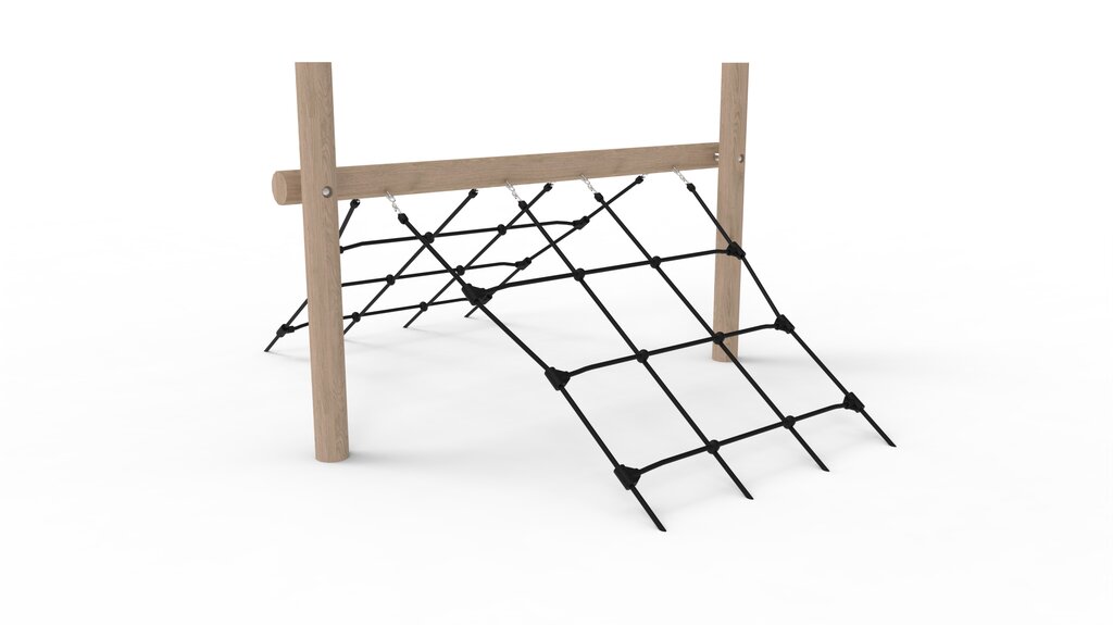 Schräges Kletternetz
