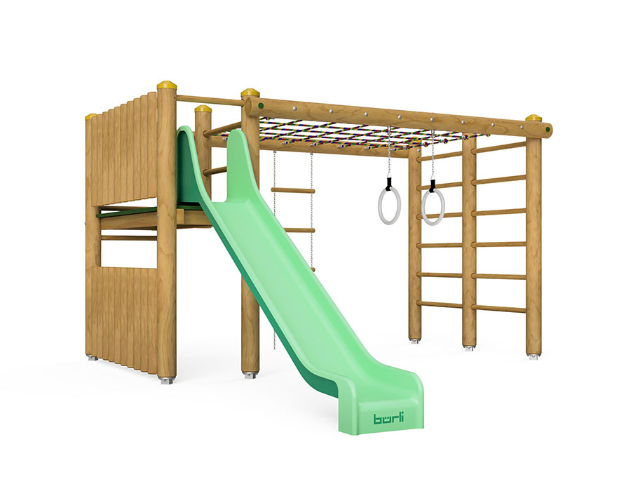Äntra mit Rutschbahn