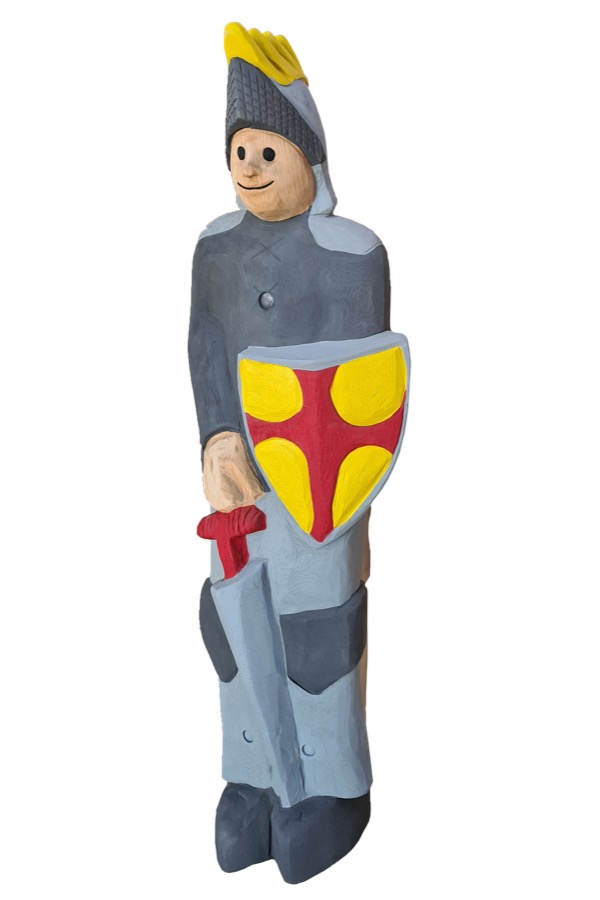 Schnitzfigur Ritter -