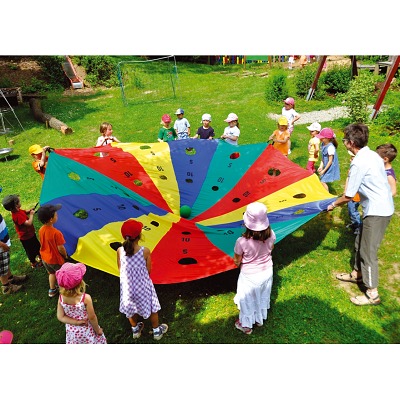 EduPlay Schwungtuch „Schweizer Käse“