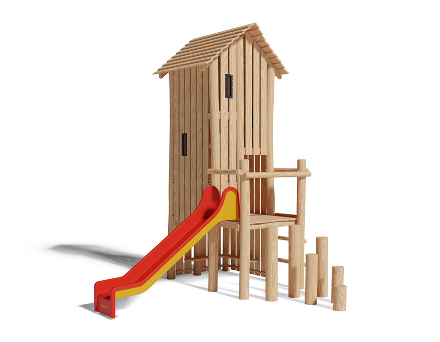 Spielhaus auf Stelzen