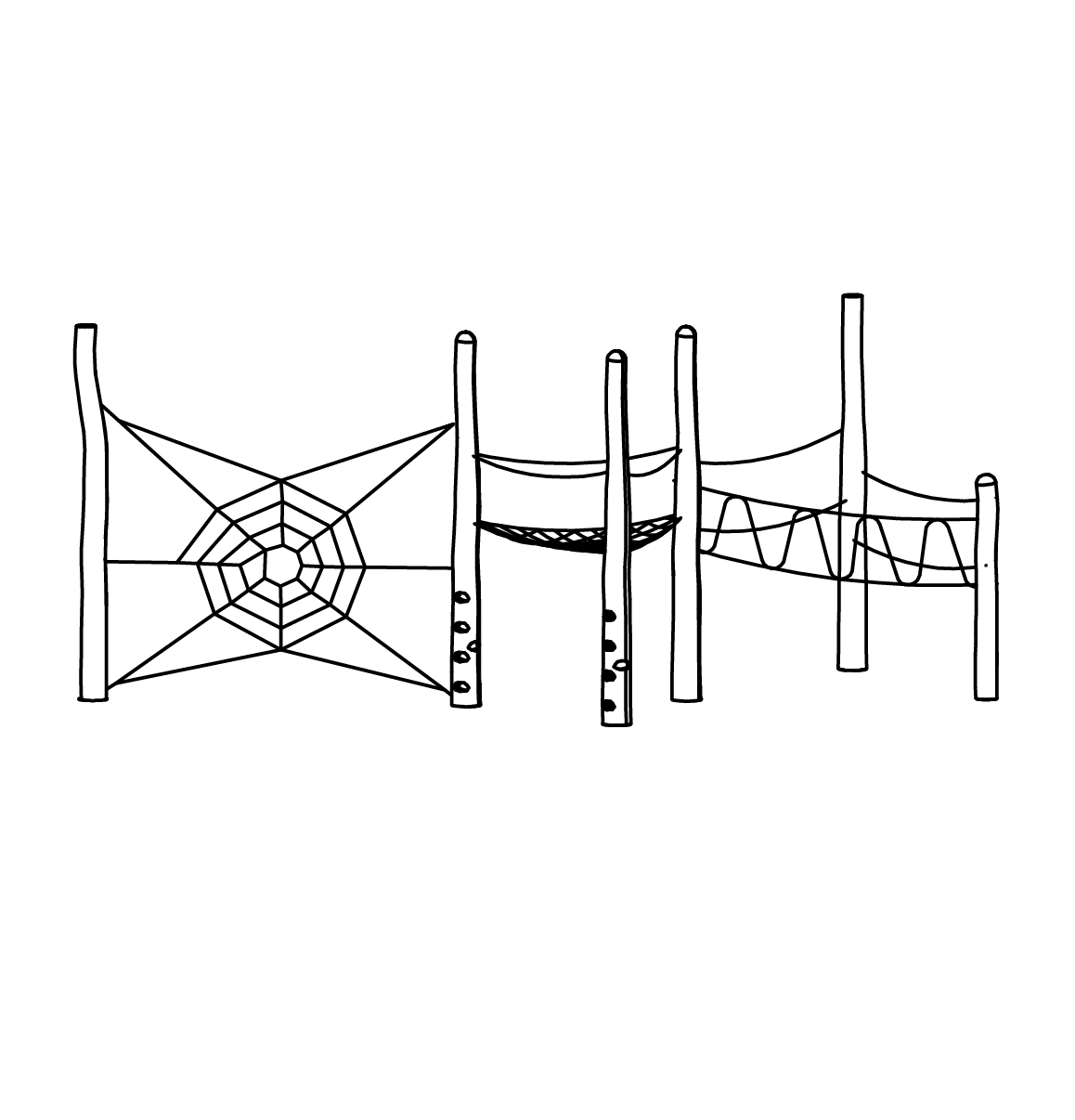 Kletterwald – Ausführungsbeispiel 2