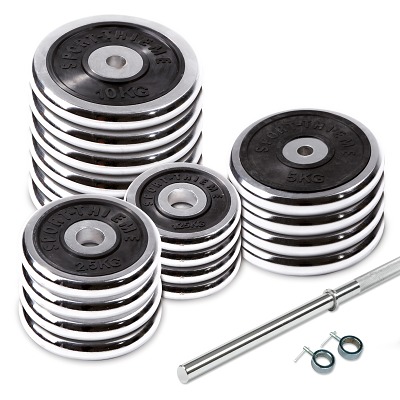 Sport-Thieme Langhantel-Set „Chrom“