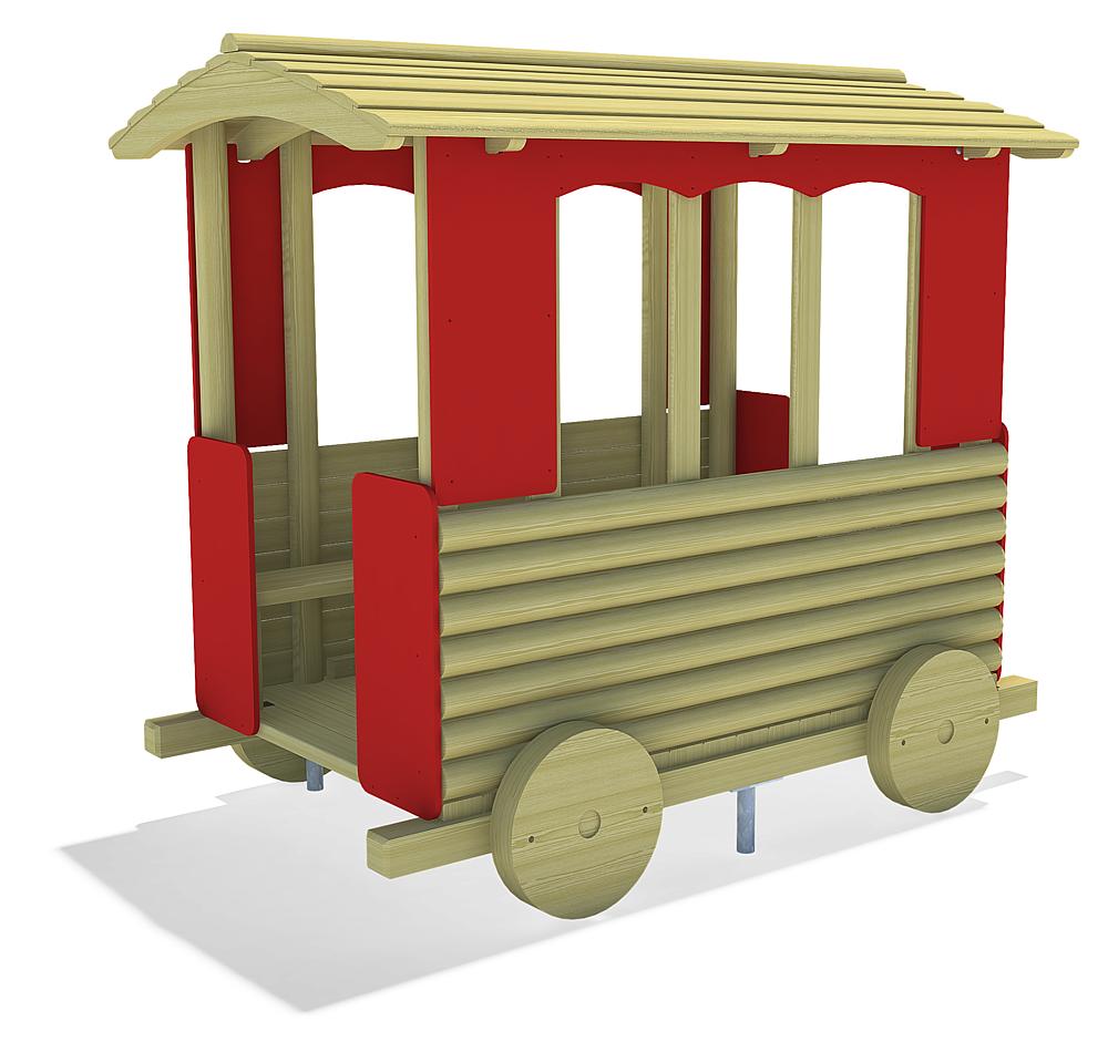 Große Eisenbahn Waggon