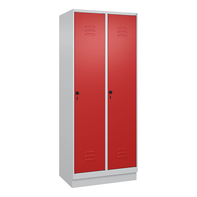 C+P Garderobenschrank „Classic Plus“, Abteilbreite 40 cm, mit Sockel