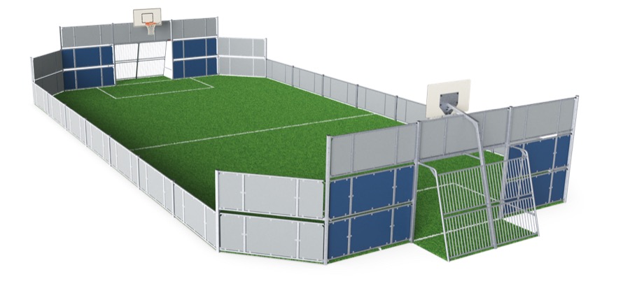MUGA, 12 x 24 m, HDPE FRE600102