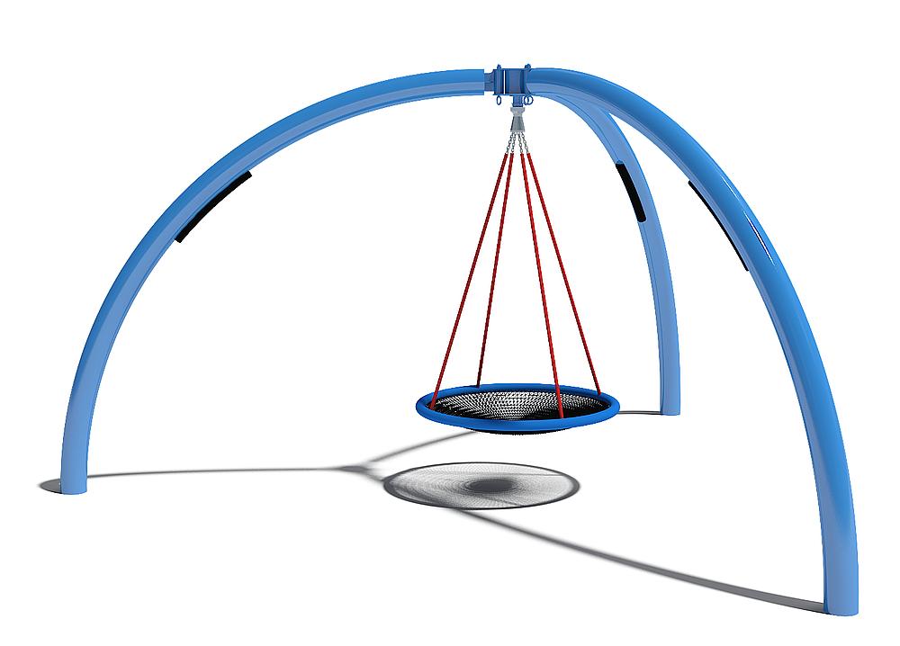 Rondellschaukel mit Nesthocker