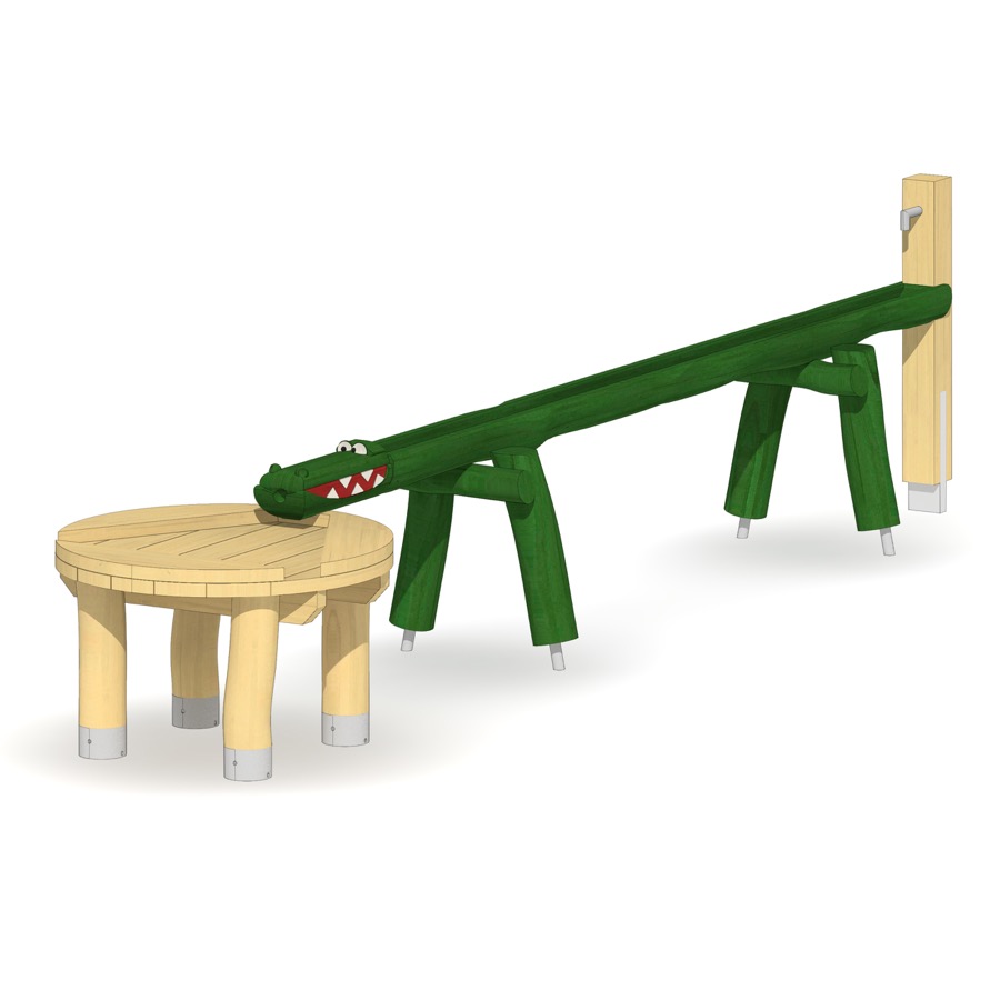 Matschanlage Krokodil