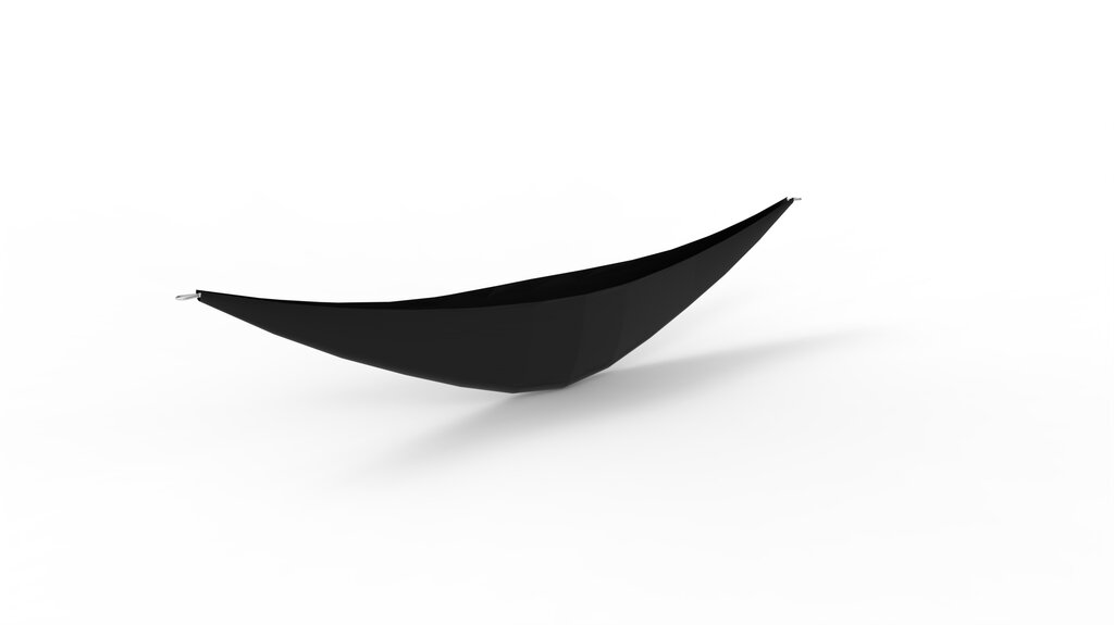 Schwarze Schiffshängematte, 2,9 m