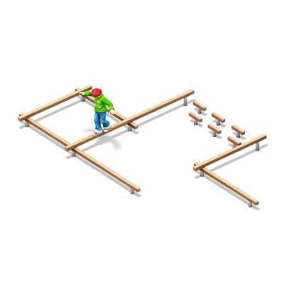Playparc Balancieranlage „Schulhof“