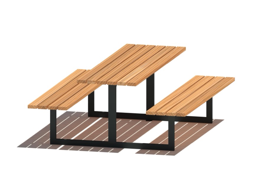 Bank-Tisch-Bank-Kombination 15001