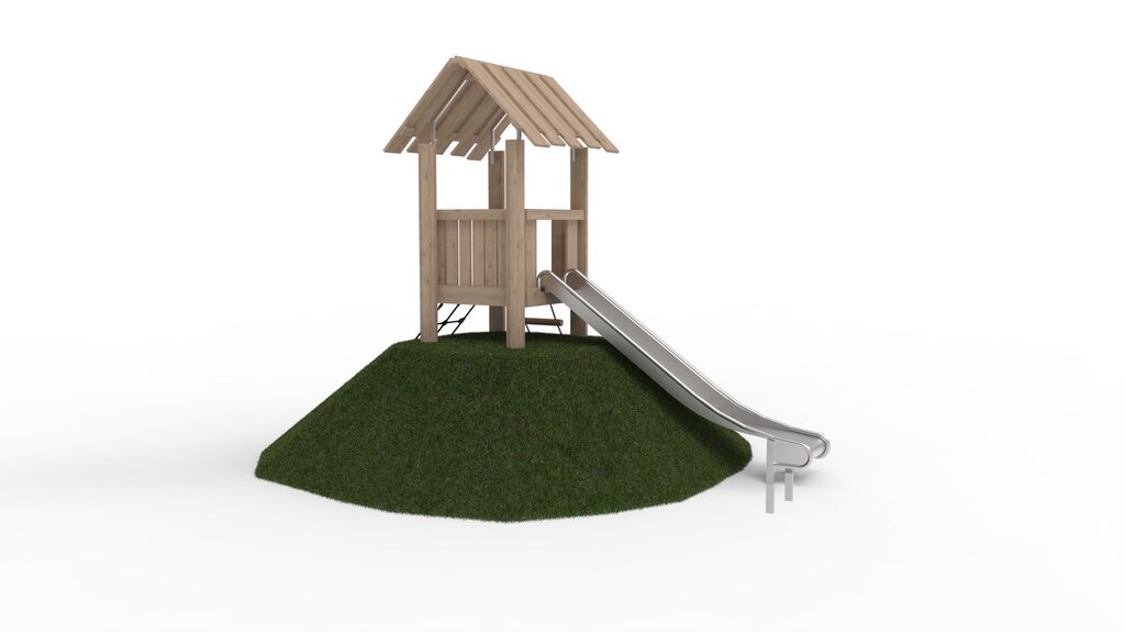 Kletterturm auf Hügel