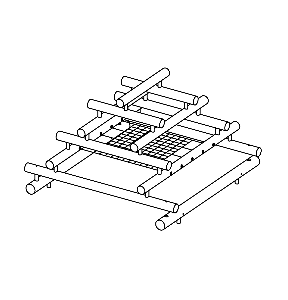 Große Kletterpyramide