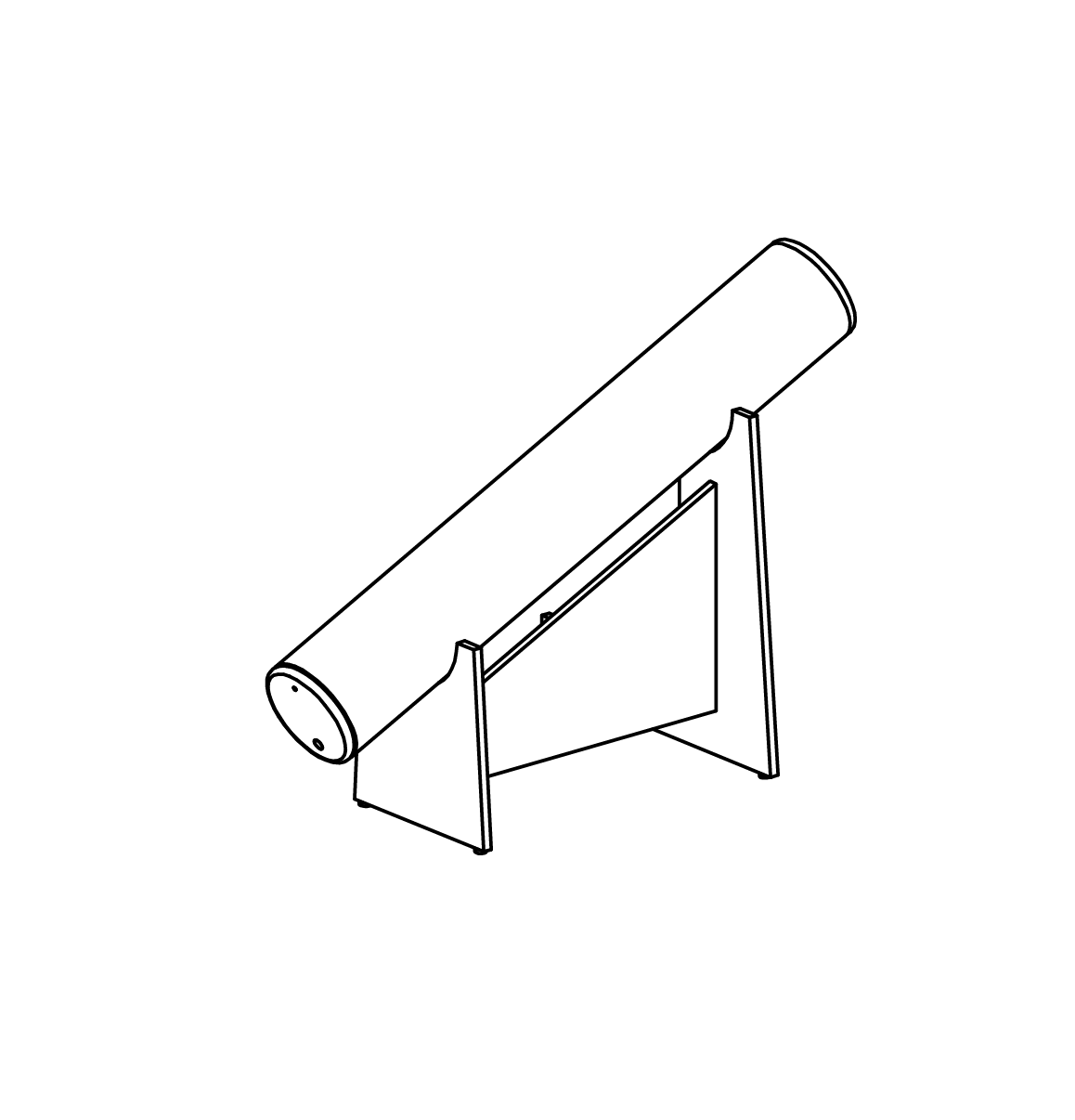 EVOPÄD®-Trommel Lernraum mit schrägem Gestell