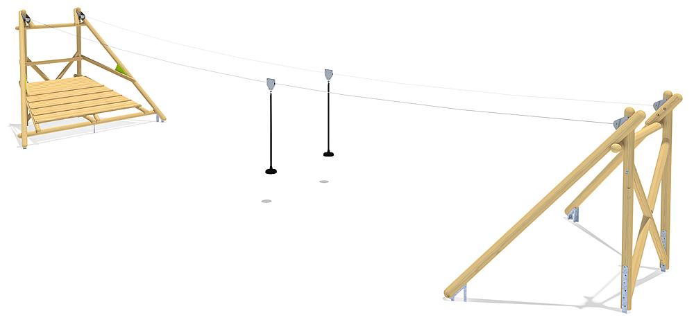Seilbahn Sierra Duo 20 m