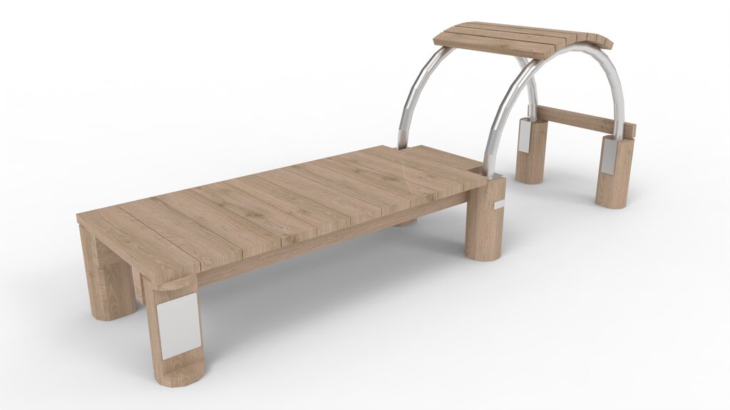 Plattform mit Bogen