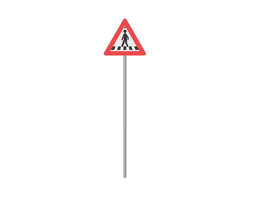Fussgängerstreifen - Verkehrsschild