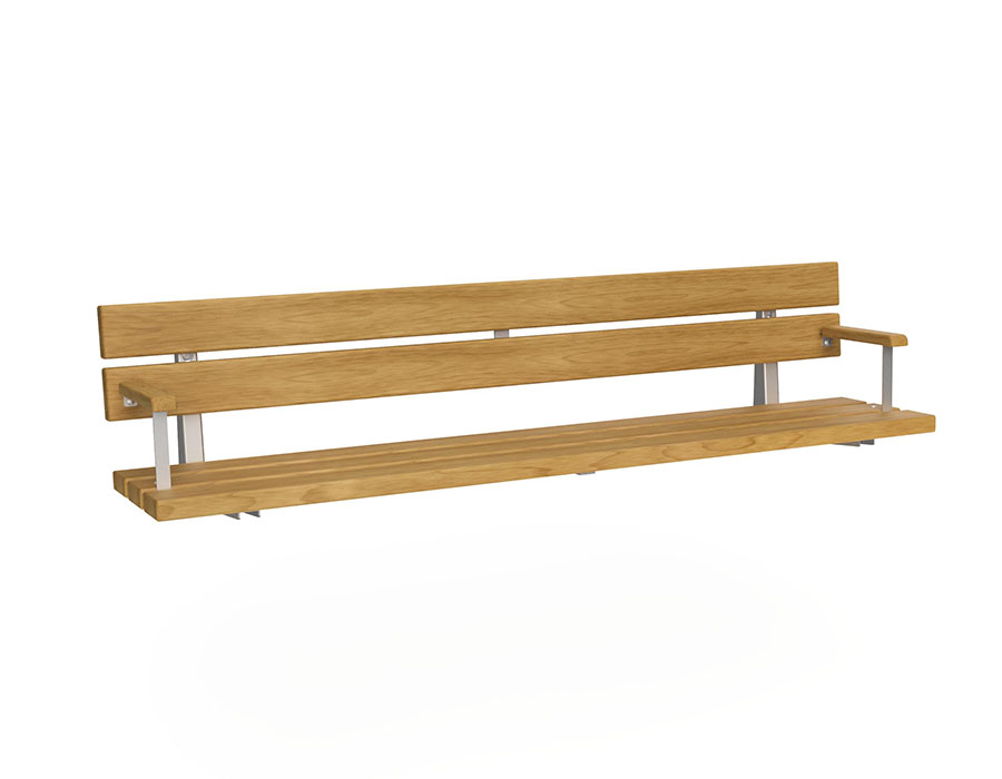Parkbank Wandmontage Sedero Kiefer