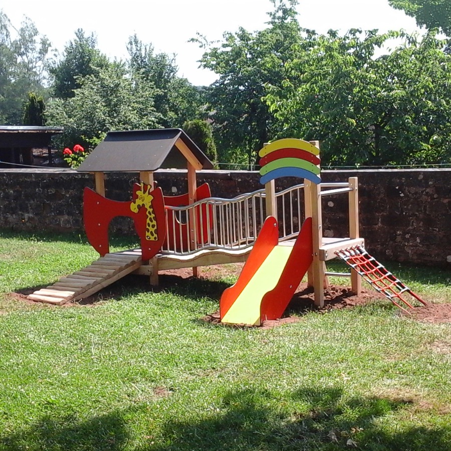 Minispielanlage Arche Noah mit Wellenbrücke