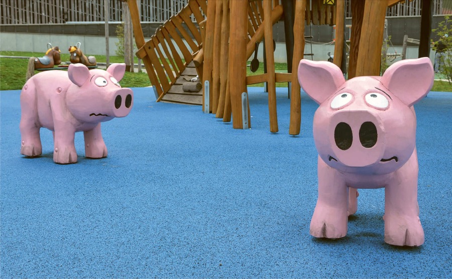 Spielfigur Schwein