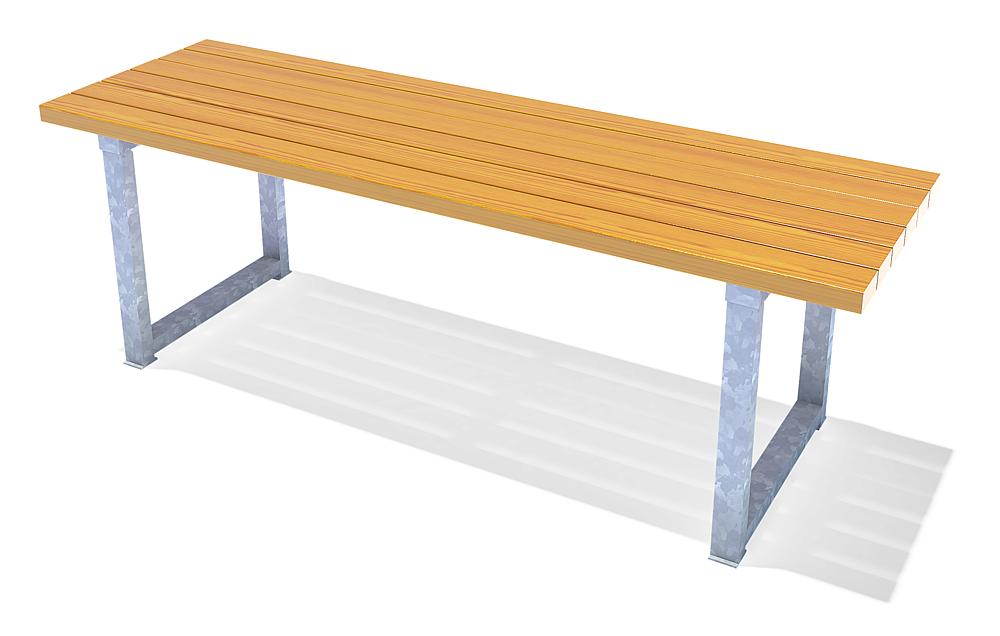 Tisch für Parkbank Monika