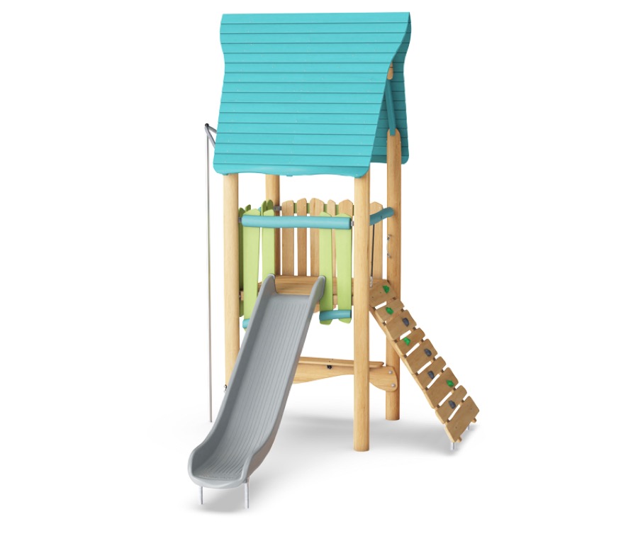 Spielturm mit Rutsche NRO101101