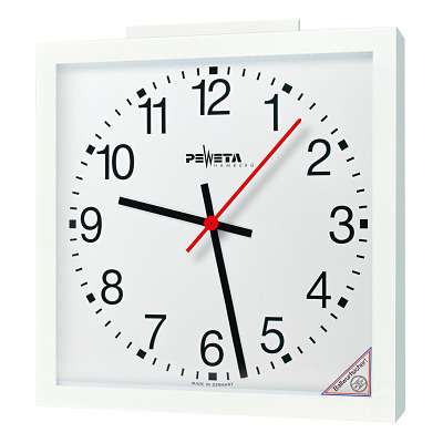 Peweta Funk-Wanduhr mit Sekundenanzeiger