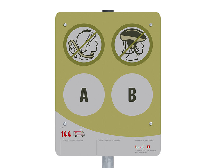 Spielplatztafel Individuell