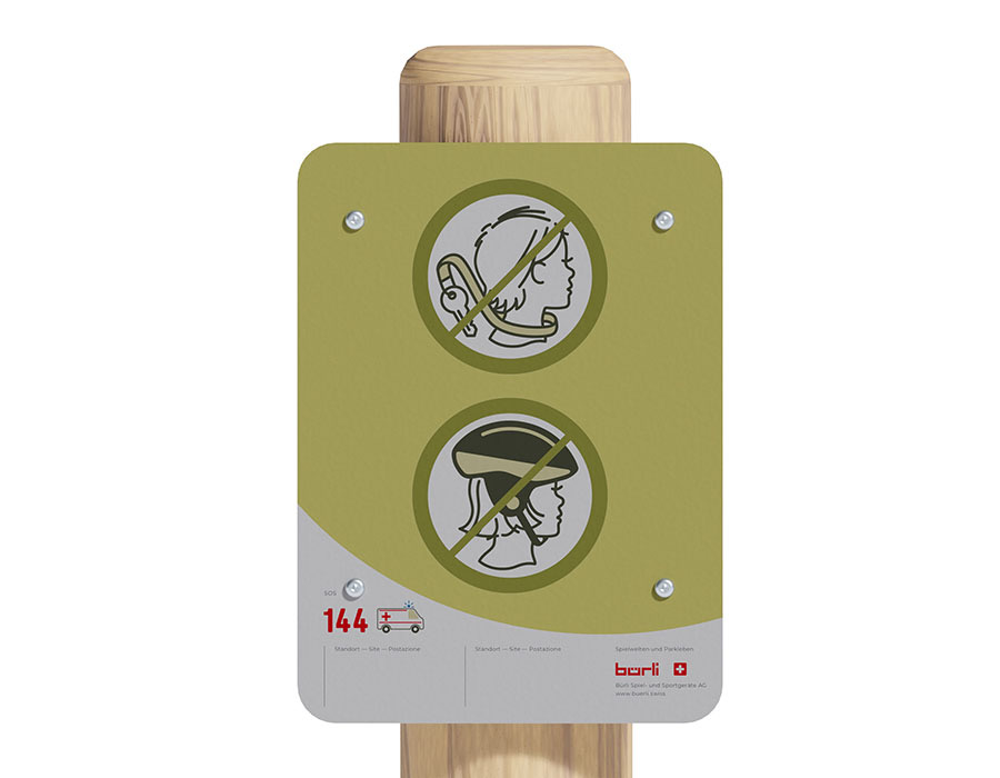 Spielplatztafel Standard