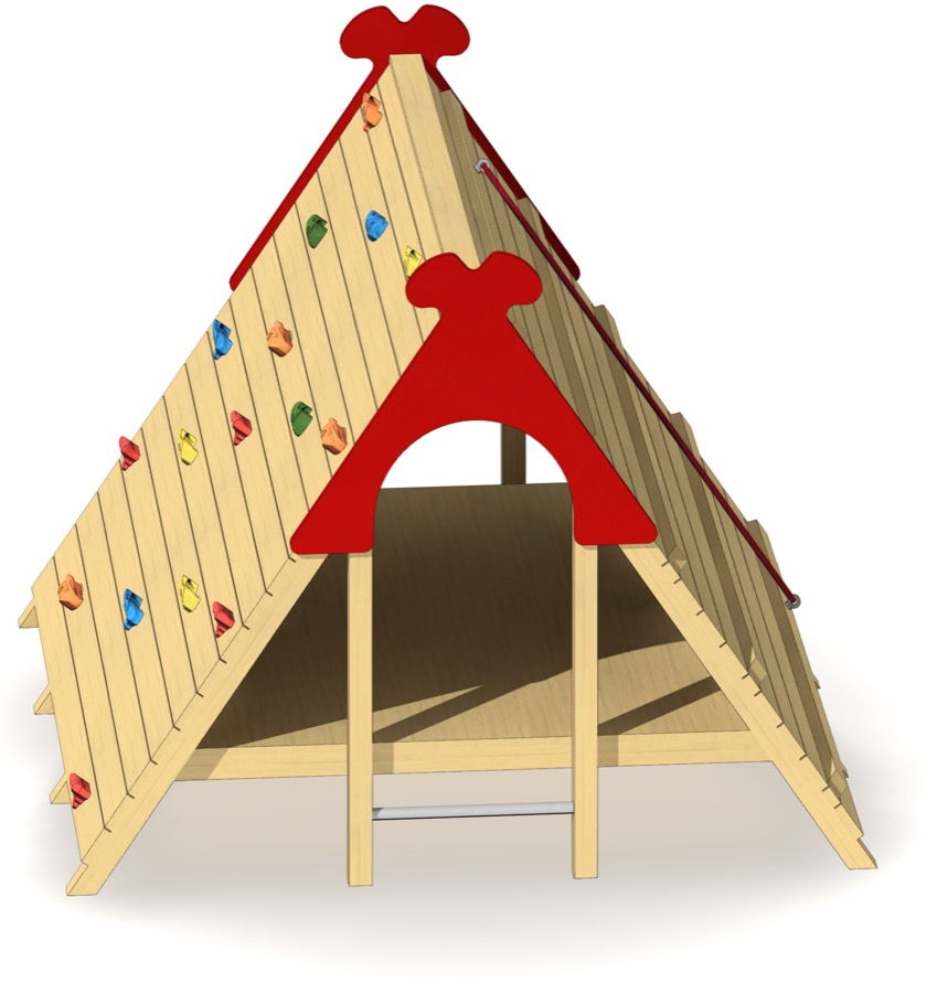 Heideschafstall mit Seil+Griffen