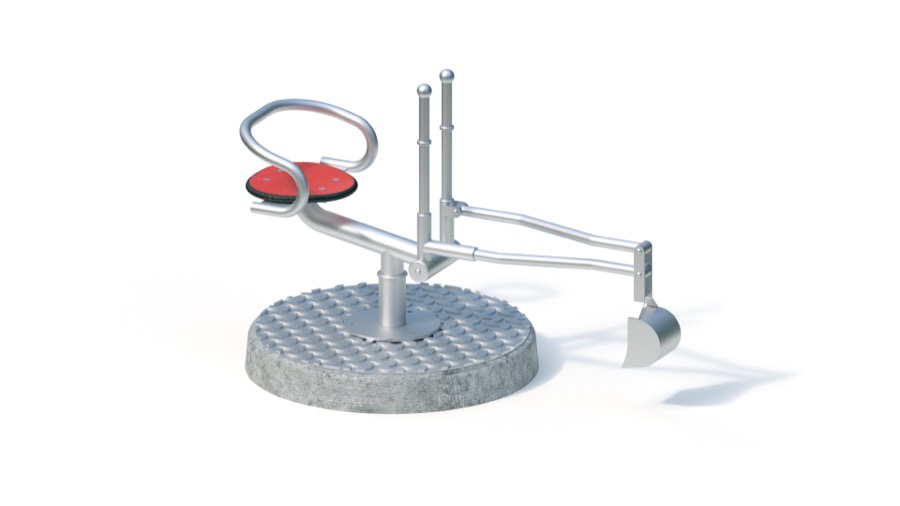 Sandbagger transportabel, mit Lehne