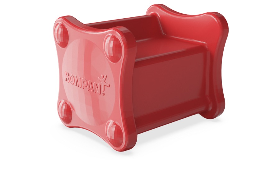 Spielhocker, rot MSV201