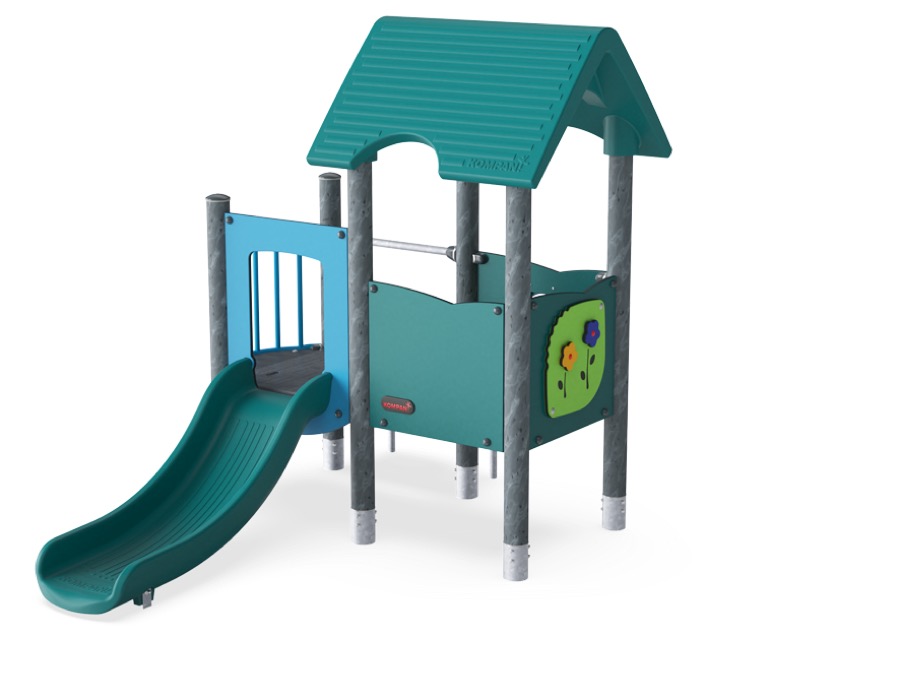 Spielturm mit zwei Plattformen PCM101221