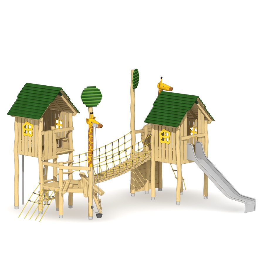 Pfahlsiedlung Giraffen-Park