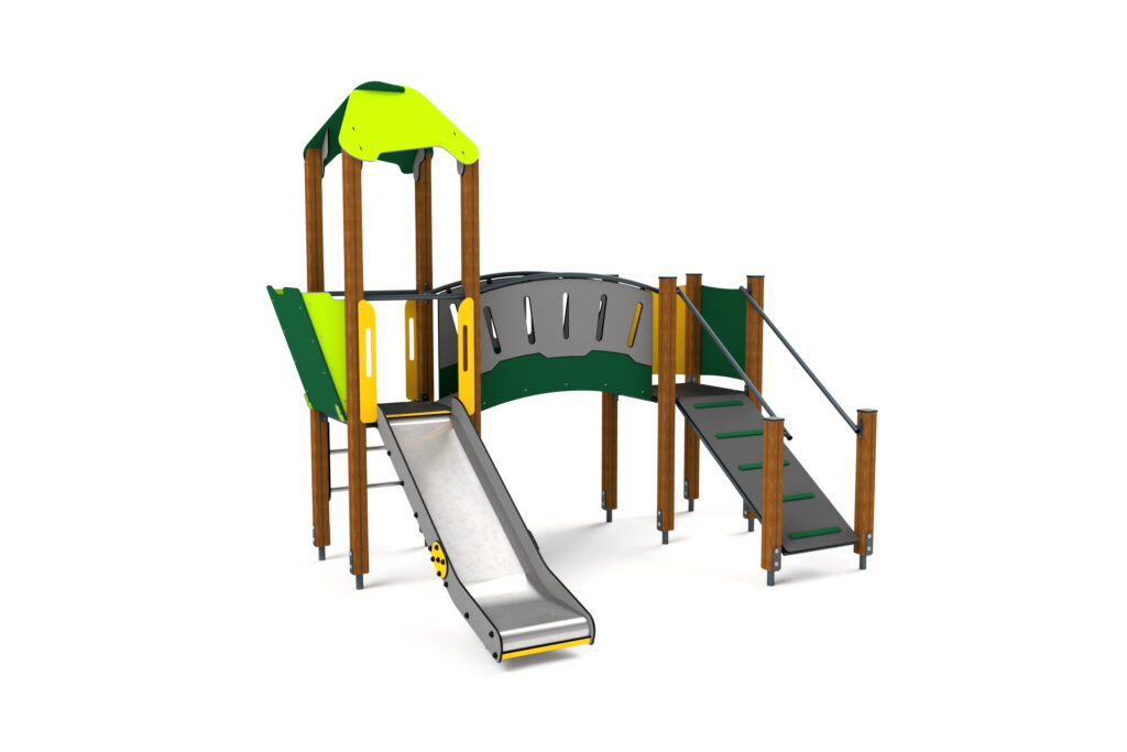 10010 Kleiner Kletterturm mit Rampe und Rutsche