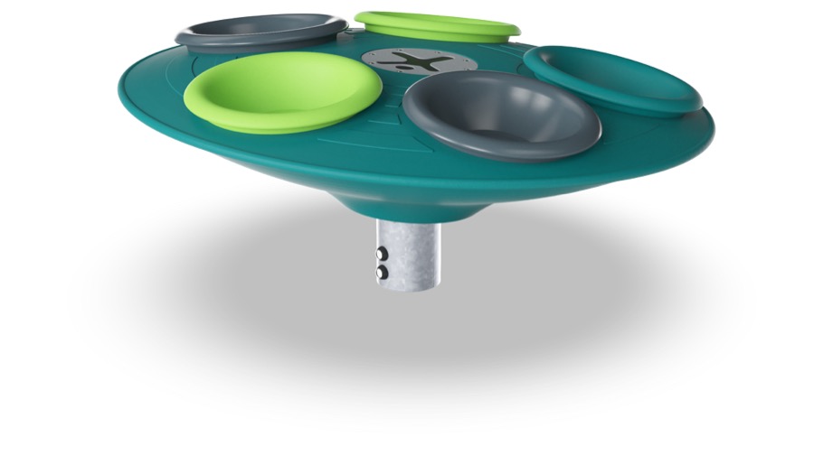 Karussell Multispinner, Blaugrün ELE400063