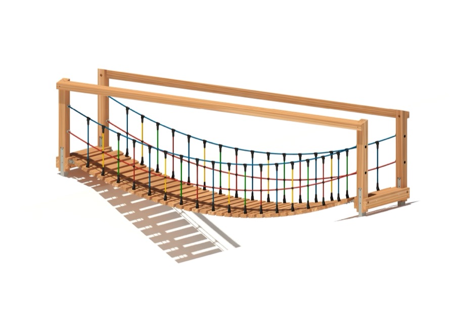 Hängebrücke Isartal 261, Länge 500 cm